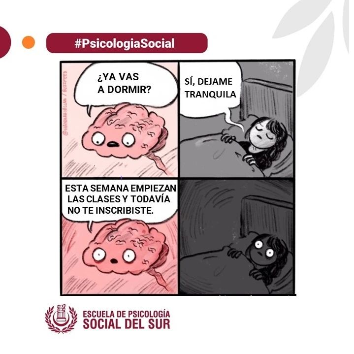 #NoTeDuermas: Esta semana comienzan las clases ¡y quedan las últimas vacantes!
Si todavía no te inscribiste, estás a tiempo de hacerlo. ¿Cómo? ¡Muy sencillo!👇
1º Elegí entre las 3 opciones de cursada la que mejor se adapte a tu ritmo de vida:
- Modalidad Presencial
- Modalidad Semi Distancia
- Modalidad 100% a Distancia.
2º Contactanos por privado o por WhatsApp 📱📩
3º Reservá tu vacante aprovechando los beneficios de inscripción 👩🏻💻
4º Listo, ya sos estudiante ✅
Te esperamos ♥
#Psicologiasocial #Marzo23 #TítuloOficial #Grupos #Vinculos #PichonRiviere #GladysAdamson
