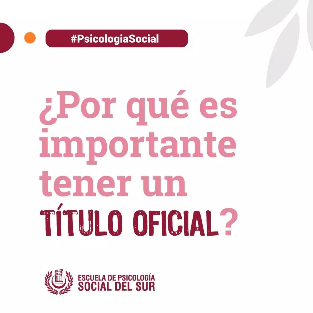 👉🏻 En nuestra Escuela valoramos todos los saberes y conocimientos de las personas así como también el modo de haberlos adquirido. Creemos además en la importancia de la formación académica oficial ya que esta certificación, además de tener el aval de los entes oficiales, ayudará al egresado a obtener mayores oportunidades de desarrollo profesional a futuro en diversas organizaciones, instituciones, empresas u organismos.
👉🏻 Es por esto que Organizaciones y/o futuros empleadores a los cuales te acerques con el Título de nuestra Escuela, podrán corroborar tu formación en cuanto a los contenidos y metodologías de abordaje.
👩🏻🎓🧑🏻🎓A su vez, alcanzar un título oficial de nivel superior te permitirá obtener Equivalencias para continuar con tu formación universitaria, de posgrado o maestría a fin de fortalecer el ejercicio del rol profesional.
❗Si querés estudiar en nuestra Escuela escribinos. Disfrutá de las ventajas de tener un #TítuloOficial. Institución Educativa de Nivel Superior – DGEGP A-1389
¿Te fue útil ésta información? ¿Conocías este #dato?
¡Te leemos! 🤓
#TítuloOficial #ModalidadPresencial #ModalidadDistancia #Grupos #Vinculos #Marzo2023 #InscripciónAbierta #PichonRiviere #GladysAdamson